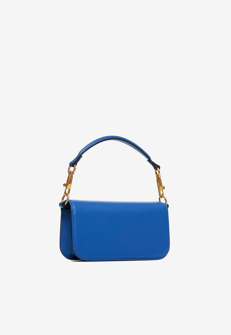 Valentino Small Locò VLogo Top Handle Bag Blue 5W2B0K53ZXL ZHX