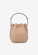 Valentino Locò VLogo Bucket Bag in Calf Leather Pink 5W2B0M94NDL GF9