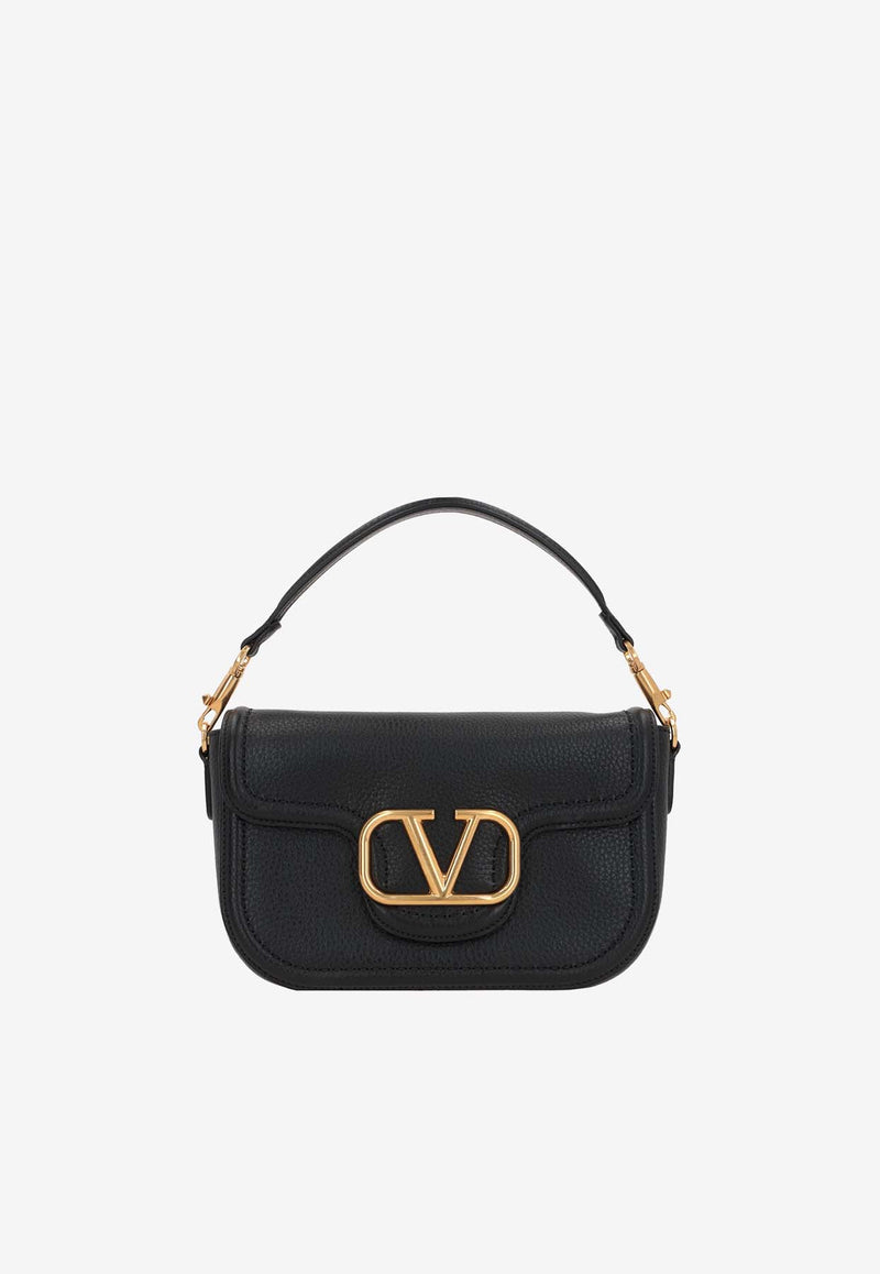 Valentino Alltime Grained Leather Top Handle Bag Black 5W2B0N20IMZ 0NO