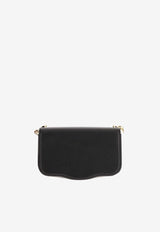 Valentino VLogo Signature Leather Crossbody Bag Black 5W2B0N90MIM 0NO