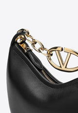 Valentino Mini VLogo Moon Hobo Bag Black 5W2B0Q43PHV/P_VALE-0NO