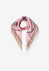 Valentino VLogo Print Silk Scarf Pink 5W2EI114SFC/P_VALE-KUA