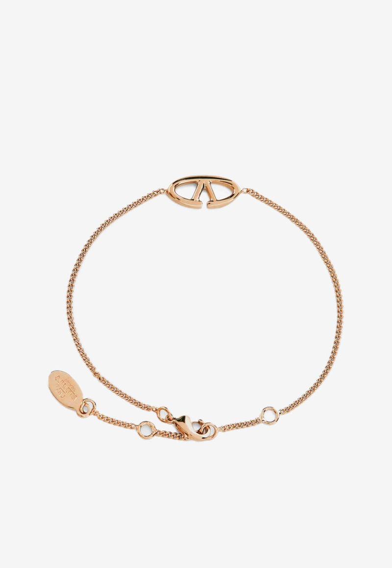 Valentino VLogo Chain Bracelet Gold 5W2J0W21MET/P_VALE-CS4