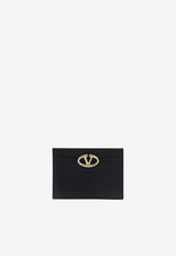 Valentino VLogo The Bold Edition Leather Cardholder Black 5W2P0AD3MIM 0NO