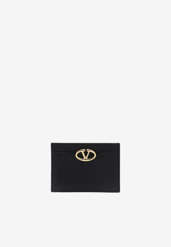 Valentino VLogo The Bold Edition Leather Cardholder Black 5W2P0AD3MIM 0NO