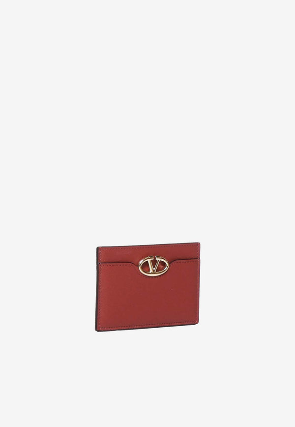 Valentino VLogo The Bold Edition Leather Cardholder Red 5W2P0AD3MIM 0RO