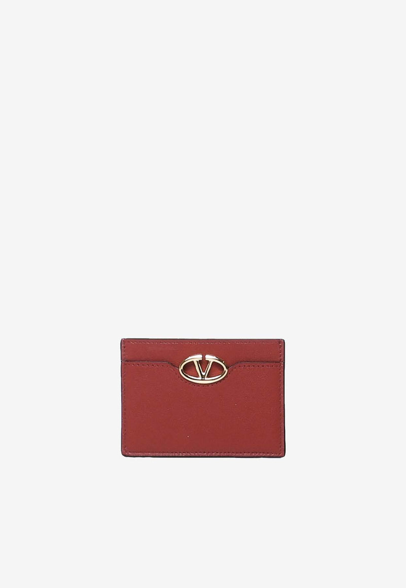 Valentino VLogo The Bold Edition Leather Cardholder Red 5W2P0AD3MIM 0RO