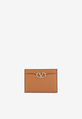 Valentino VLogo The Bold Edition Leather Cardholder Brown 5W2P0AD3MIM KEL