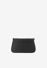 Valentino VLogo Signature Leather Crossbody Bag Black 5W2P0AD4MIM 0NO