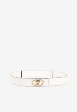 Valentino The Bold Edition VLogo Belt Ivory 5W2T0SJ8FZC 098