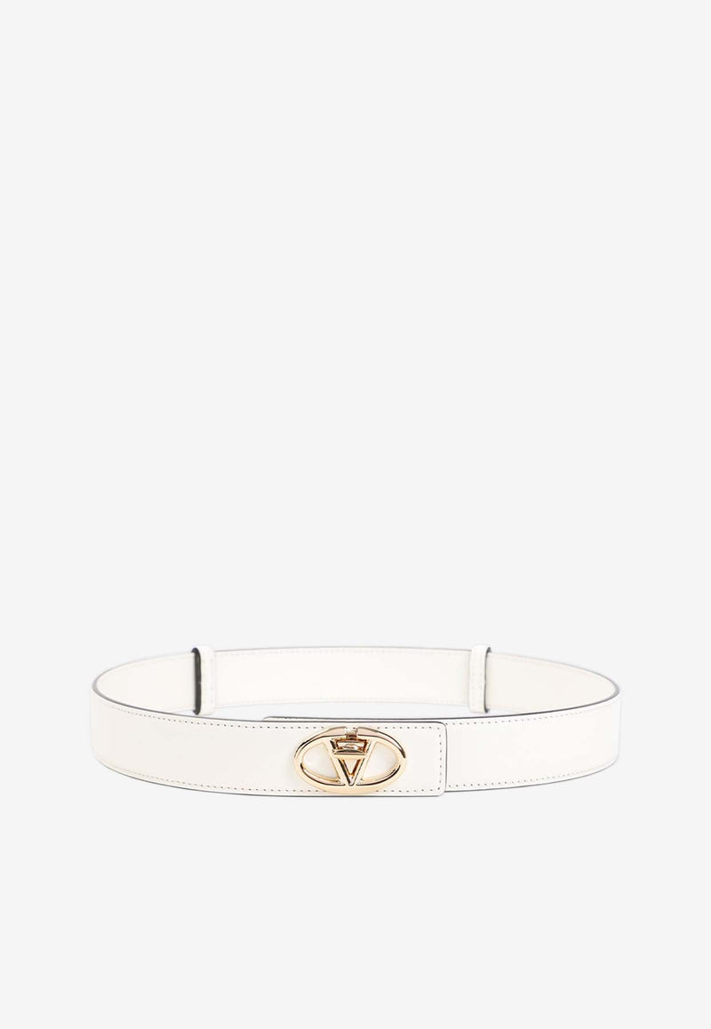 Valentino The Bold Edition VLogo Belt Ivory 5W2T0SJ8FZC 098