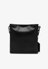 Valentino VLogo Locker Leather Shoulder Bag Black 5Y0B0C95XSK/P_VALE-0NO