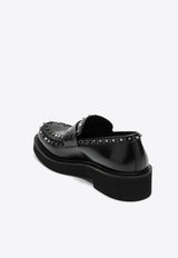 Valentino Gentleglam Rockstud Leather Loafers Black 5Y0S0I69ADY/P_VALE-0NO