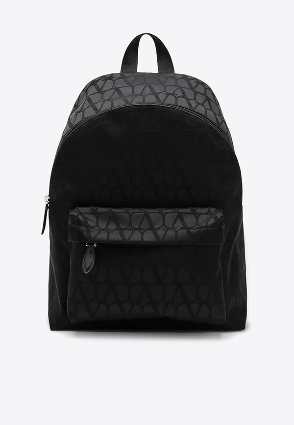 Valentino Toile Iconographe Nylon Backpack Black 5Y2B0C62CSH/P_VALE-0NO