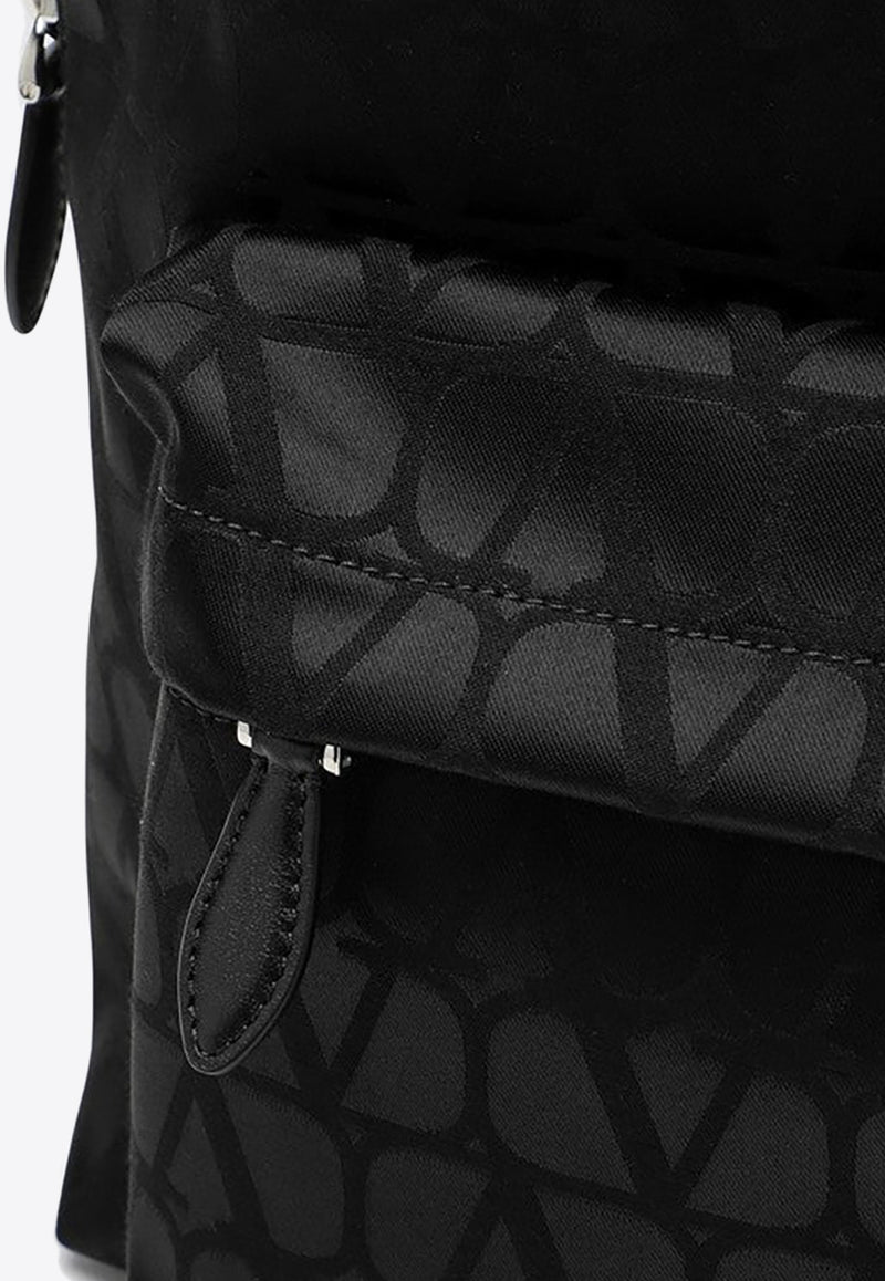Valentino Toile Iconographe Nylon Backpack Black 5Y2B0C62CSH/P_VALE-0NO