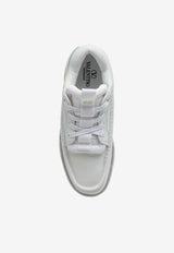 Valentino Runboot Leather Low-Top Sneakers White 5Y2S0I14SWG/P_VALE-0BO