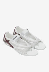 Miu Miu Gymnasium Flat Sandals White 5Y426EA00571L/Q_MIU-F0X97