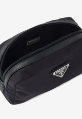 Triangle Logo Re-Nylon Pouch Bag