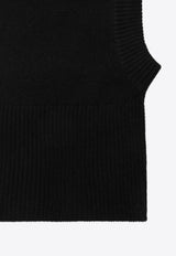 ALMADA LABEL Wool-Blend Ribbed Balaclava Black 6000WO/R_ALMAL-BL