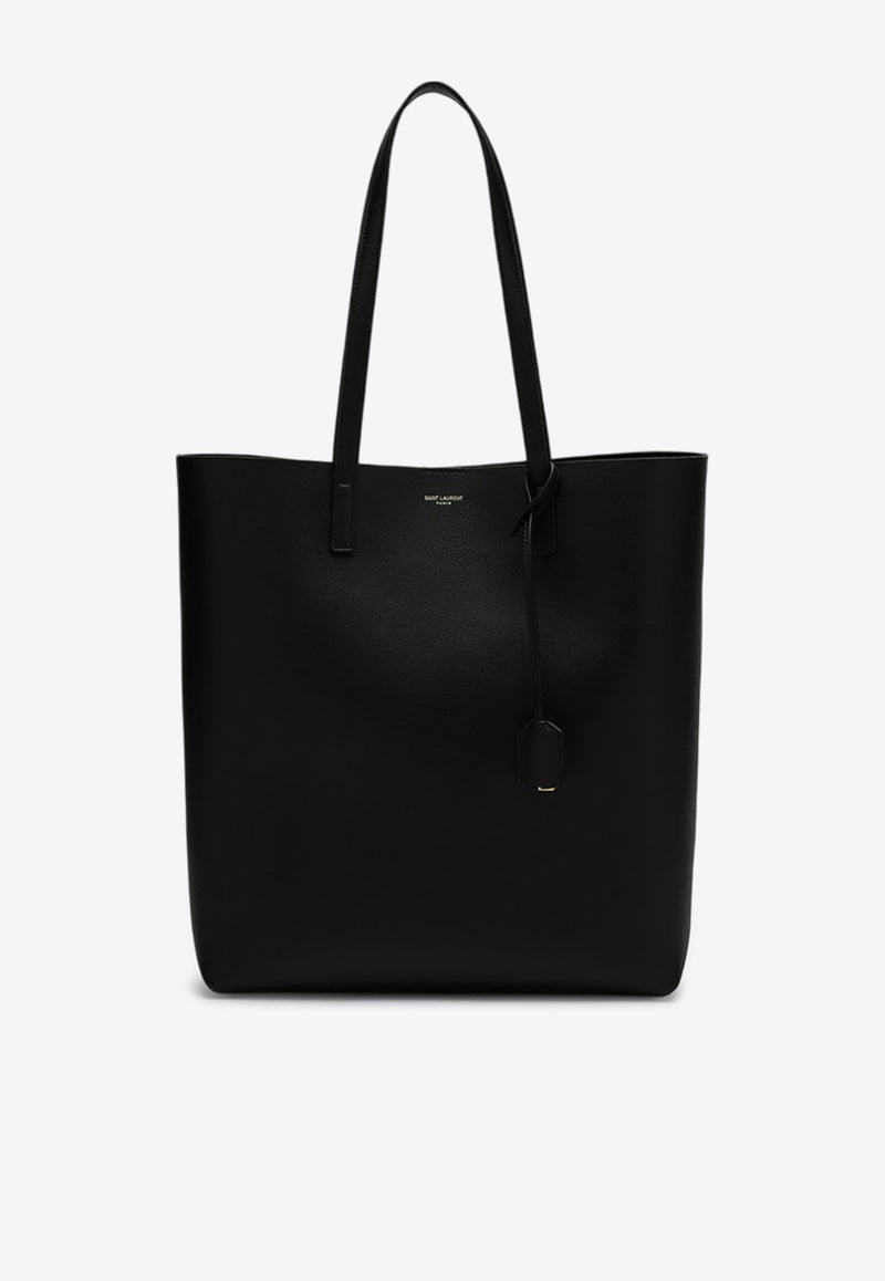 Saint Laurent East/West Calf Leather Tote Bag Black 600306CSV0J/O_YSL-1000