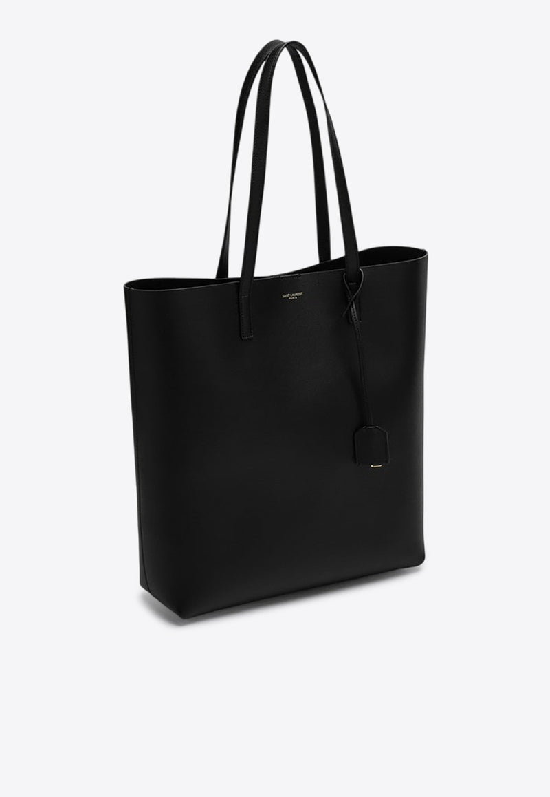 Saint Laurent East/West Calf Leather Tote Bag Black 600306CSV0J/O_YSL-1000