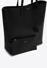 Saint Laurent East/West Calf Leather Tote Bag Black 600306CSV0J/O_YSL-1000