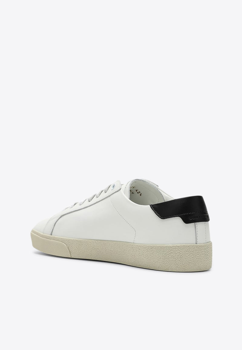 Saint Laurent SL/06 Logo Low-Top Sneakers White 610685AABEE/P_YSL-9061