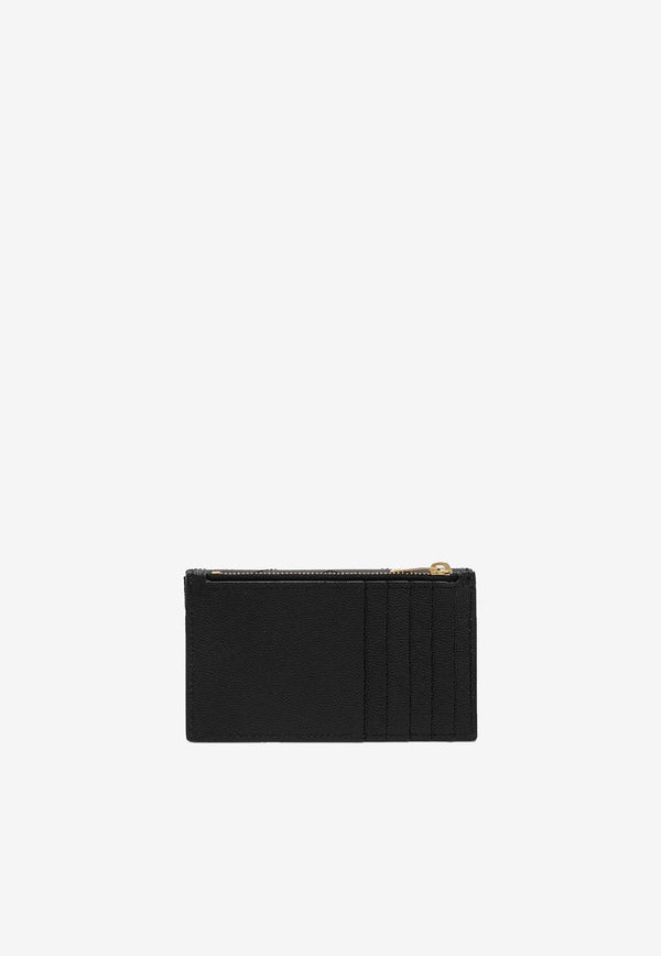Saint Laurent Cassandre Matelassé Cardholder  Black 612808BOW01/R_YSL-1000