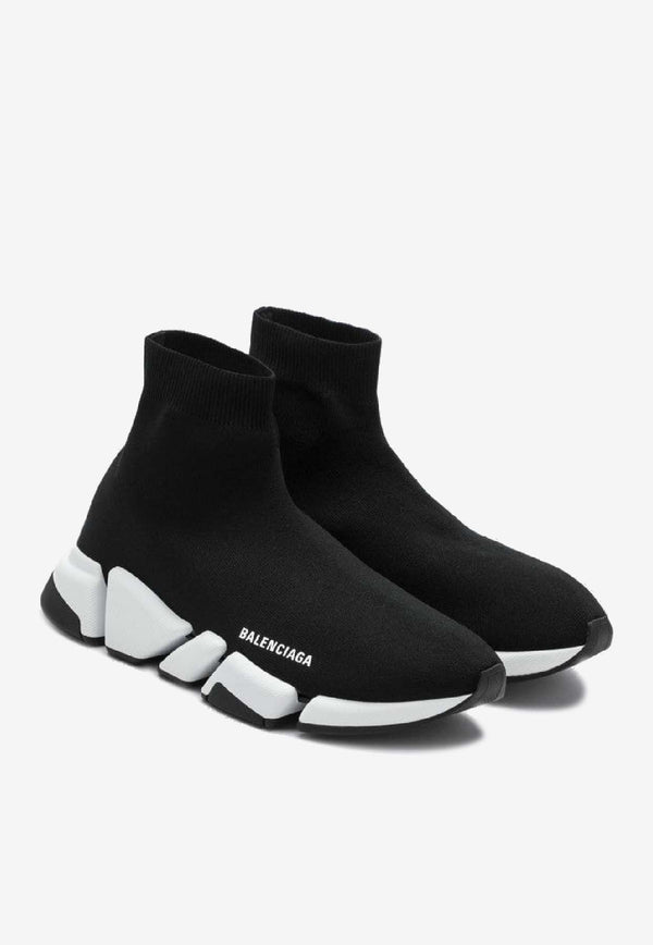 Balenciaga Speed 2.0 High-Top Sneakers  Black 617239W2DB2/R_BALEN-1015