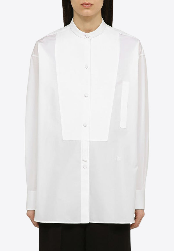 Stella McCartney Serape Collar Oversized Shirt White 620114SMA90/O_STELL-9000