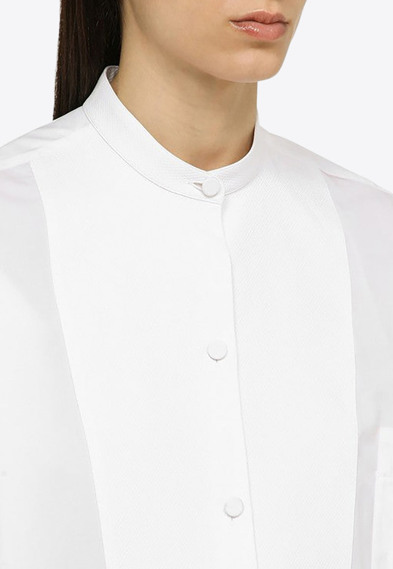 Stella McCartney Serape Collar Oversized Shirt White 620114SMA90/O_STELL-9000
