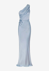 Shona Joy La Lune One-Shoulder Maxi Dress Light Blue 6242453LIGHT BLUE