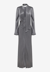 Shona Joy La Lune Plunged Maxi Dress 6253502_GREY
