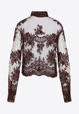 Lace Long-Sleeved Shirt