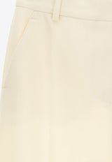 Stella McCartney A-line Maxi Skirt Cream 630074_3CU750_9200