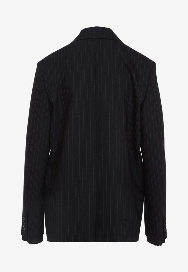 Single-Breasted Wool Blazer