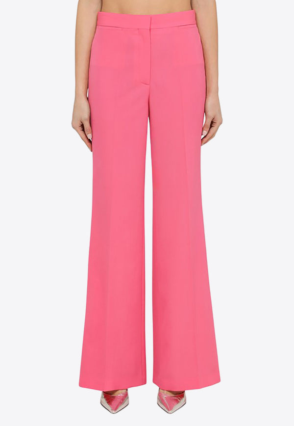Stella McCartney Wool-Blend Palazzo Pants Pink 6400933CU704/O_STELL-5501