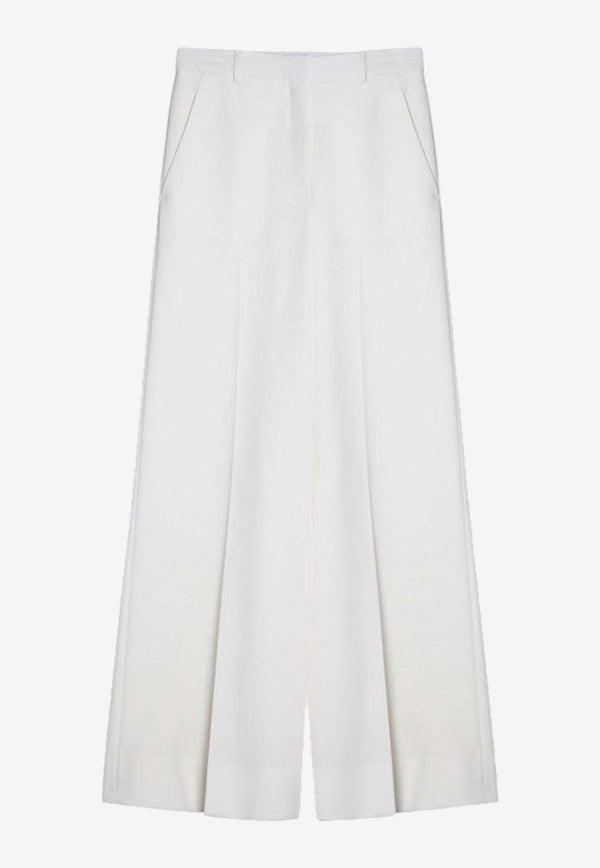 Stella McCartney Wide-Leg Wool Pants Cream 6402063CU704/P_STELL-9200