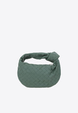 Bottega Veneta Mini Jodie Top Handle Bag in Intrecciato Leather 651876VCPP5 3198 Aloe