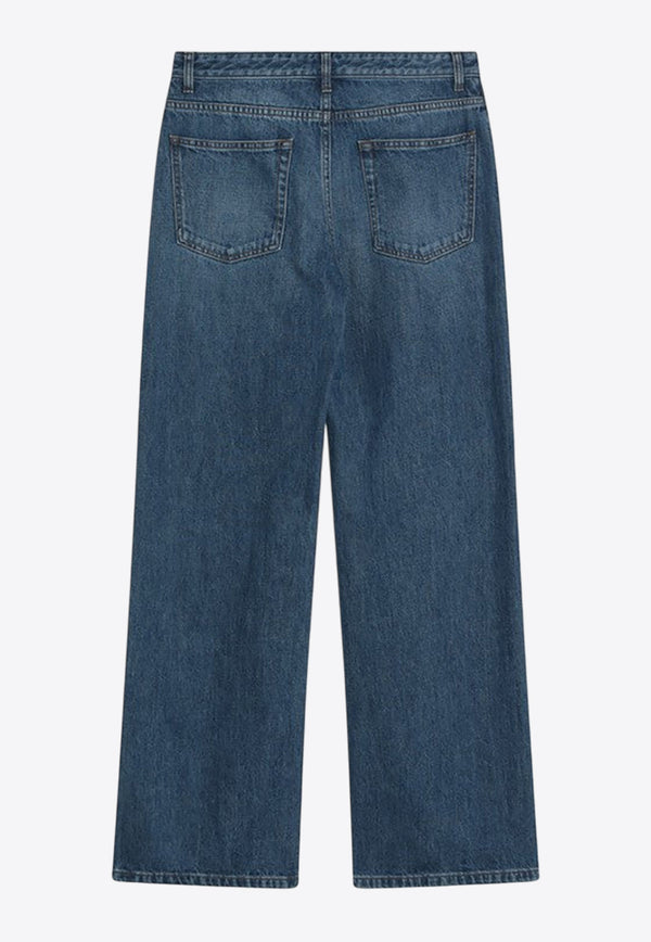 The Row Eglitta Wide-Leg Faded Jeans Blue 6525W3809/Q_THERO-WBE