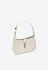 Saint Laurent Le 5 À 7 Calf Leather Hobo Bag Cream 6572282R20W/P_YSL-9207