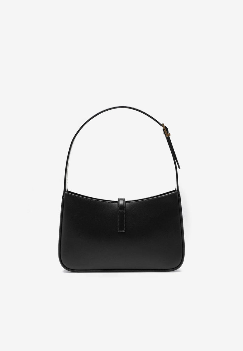 Saint Laurent 5 À 7 Leather Shoulder Bag Black 6572282R20W/R_YSL-1000