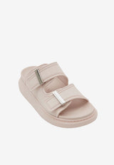Alexander McQueen Hybrid Double-Buckled Sandals Powder 658063W4Z51 6833