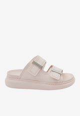 Alexander McQueen Hybrid Double-Buckled Sandals Powder 658063W4Z51 6833