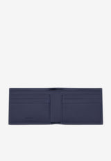 Salvatore Ferragamo Classic Logo Bi-Fold Leather Wallet Midnight Blue 661325 FLORENCE 775359 MIDNIGHT