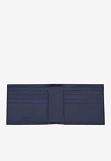 Salvatore Ferragamo Logo Bi-Fold Leather Wallet Midnight Blue 661328 FLORENCE 775364 MIDNIGHT