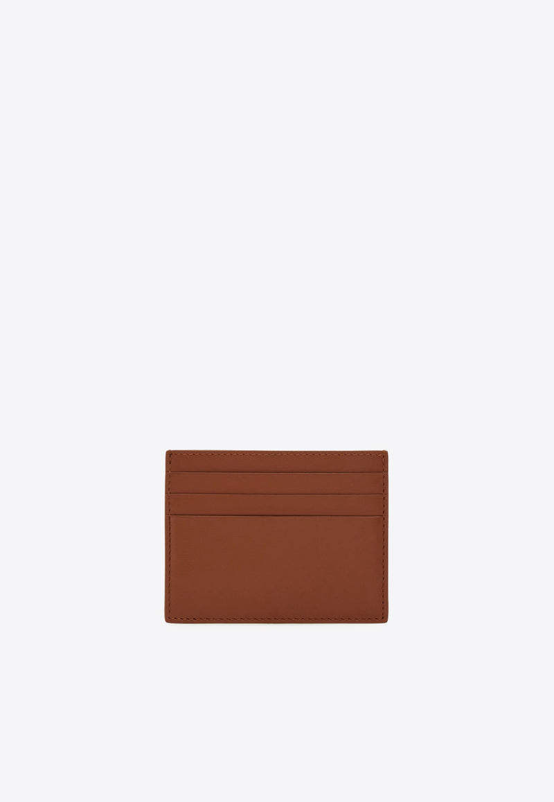 Ferragamo Florence Logo Stamp Leather Cardholder Camel 661396 FLORENCE 787011 ALMOND