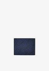 Ferragamo Monogram Hammered Leather Wallet Blue 661550 MONOGRAM 791191 NEW NAVY DKB