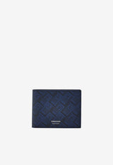 Ferragamo Monogram Hammered Leather Wallet Blue 661550 MONOGRAM 791191 NEW NAVY DKB