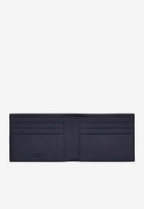 Ferragamo Monogram Hammered Leather Wallet Blue 661550 MONOGRAM 791191 NEW NAVY DKB